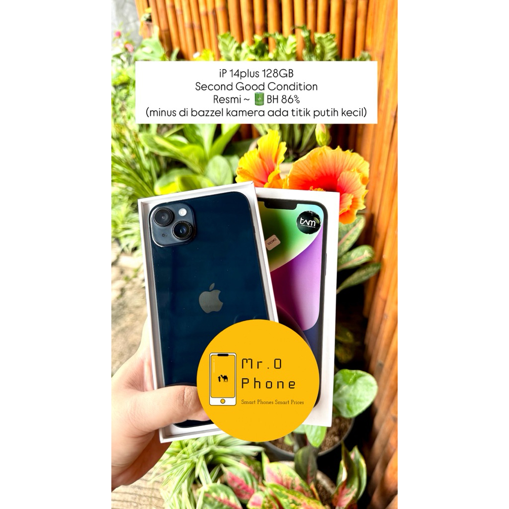 iPhone 14plus 128GB second