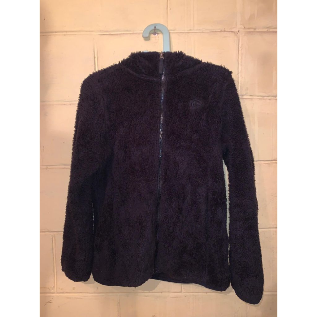 JAKET ZIPPER HOODIE OUTDOOR NEPA SHERPA SECOND HAND/BEKAS/PRELOVED (JAKET BULU/WOOL NEPA)