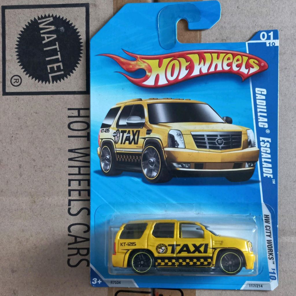 Hot Wheels 2010 Cadillac Escalade Taxi
