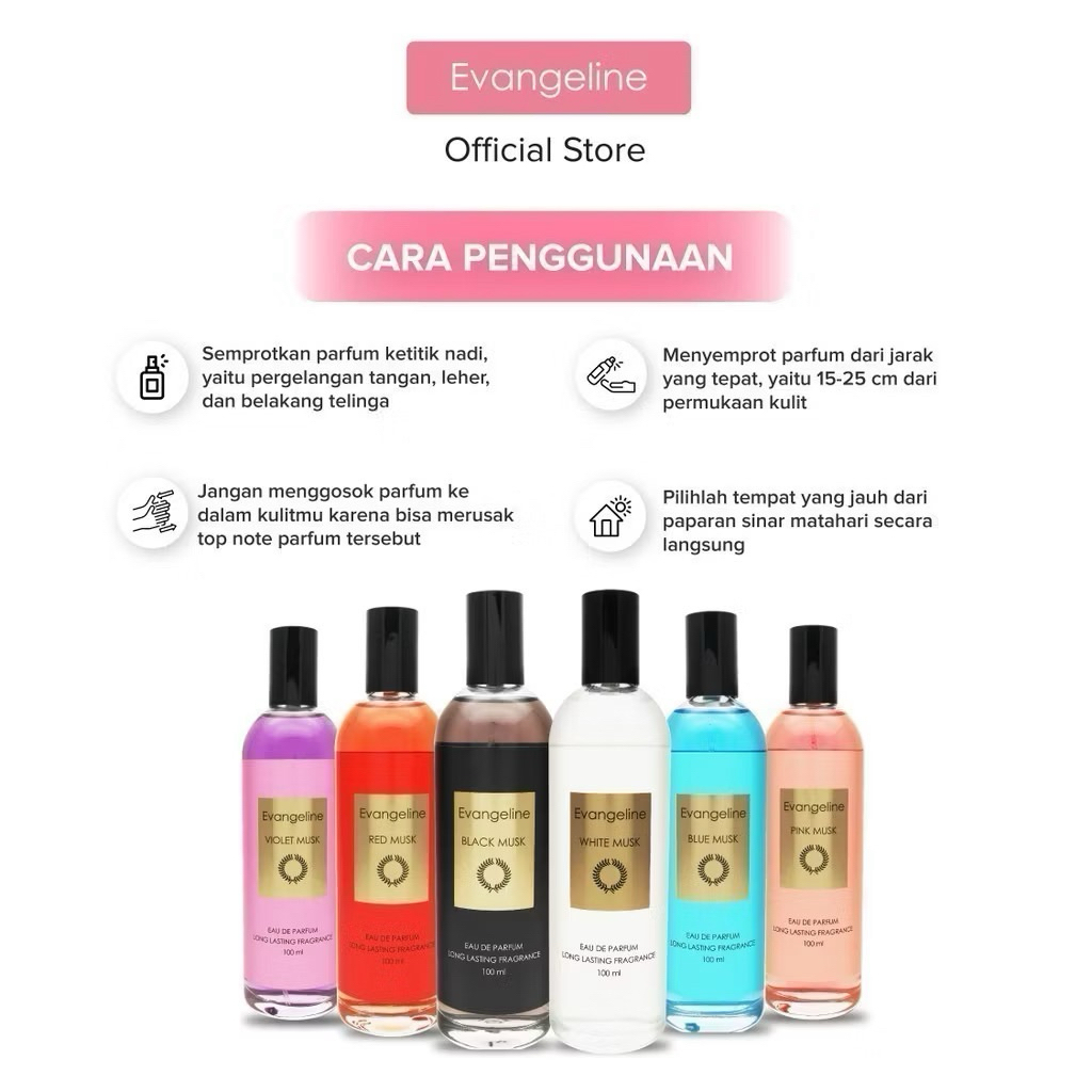 Evangeline musk series - black musk - white musk