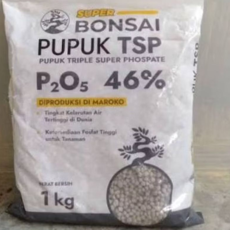 Pupuk TSP Super Bonsai 1 kg dengan Kandungan Fosfat 46% untuk Pertumbuhan Optimal