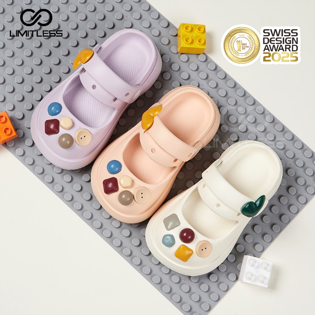 Sendal Selop Anak Cewek INARA Permata Korea Bertali Sandal Lucu Eva Sandal Gunung Anak Perempuan