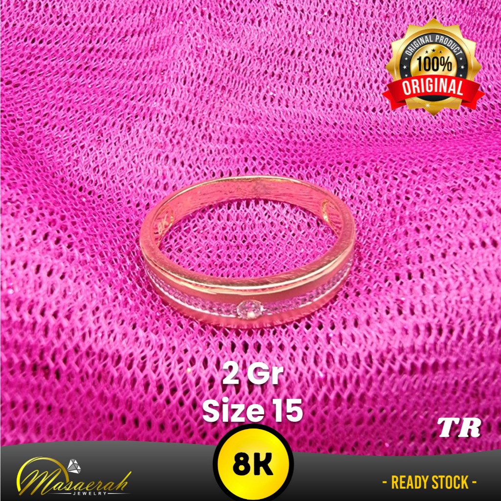 Cincin Emas 8K - Toko Emas Gajah Saerah - 2 Gram 2422