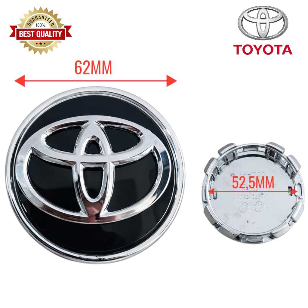 Dop roda atau tutup velg roda mobil Toyota Alphard Camry Original