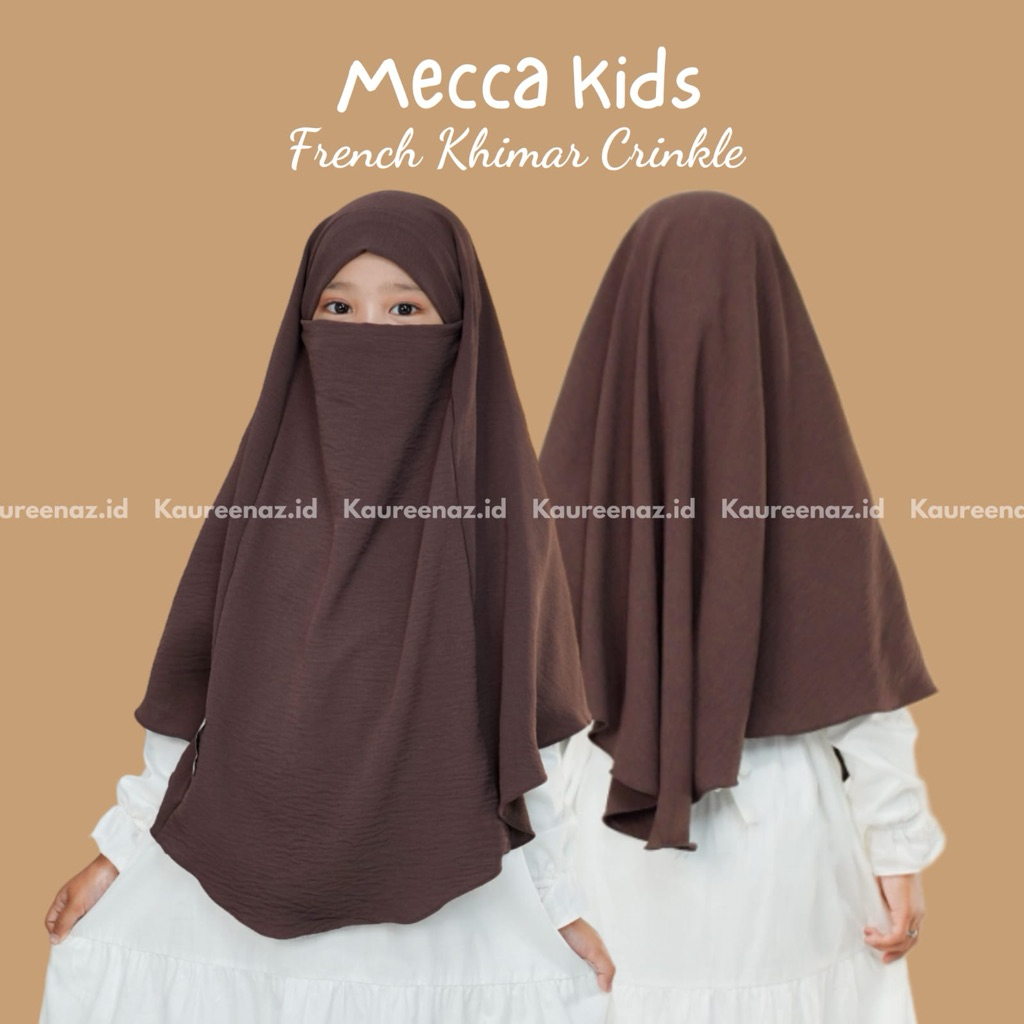 KAUREENAZ.ID Meca Kids Frenchkhimar Anak Original Zayyan.hijab 3-10thn