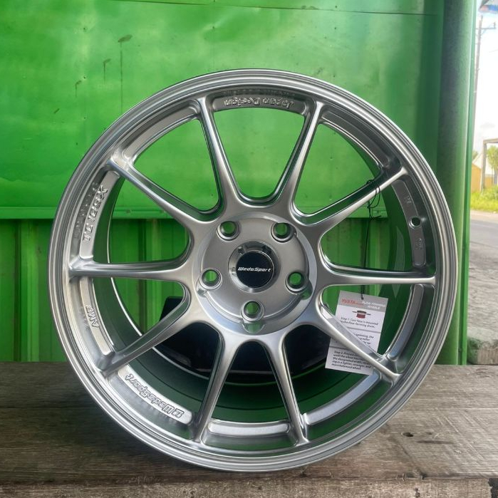 1 SET VELG BARU TC105N R17 H5 Vcd 114.3 Lbr 7.5 ET 38 Wrn Hyper Silver