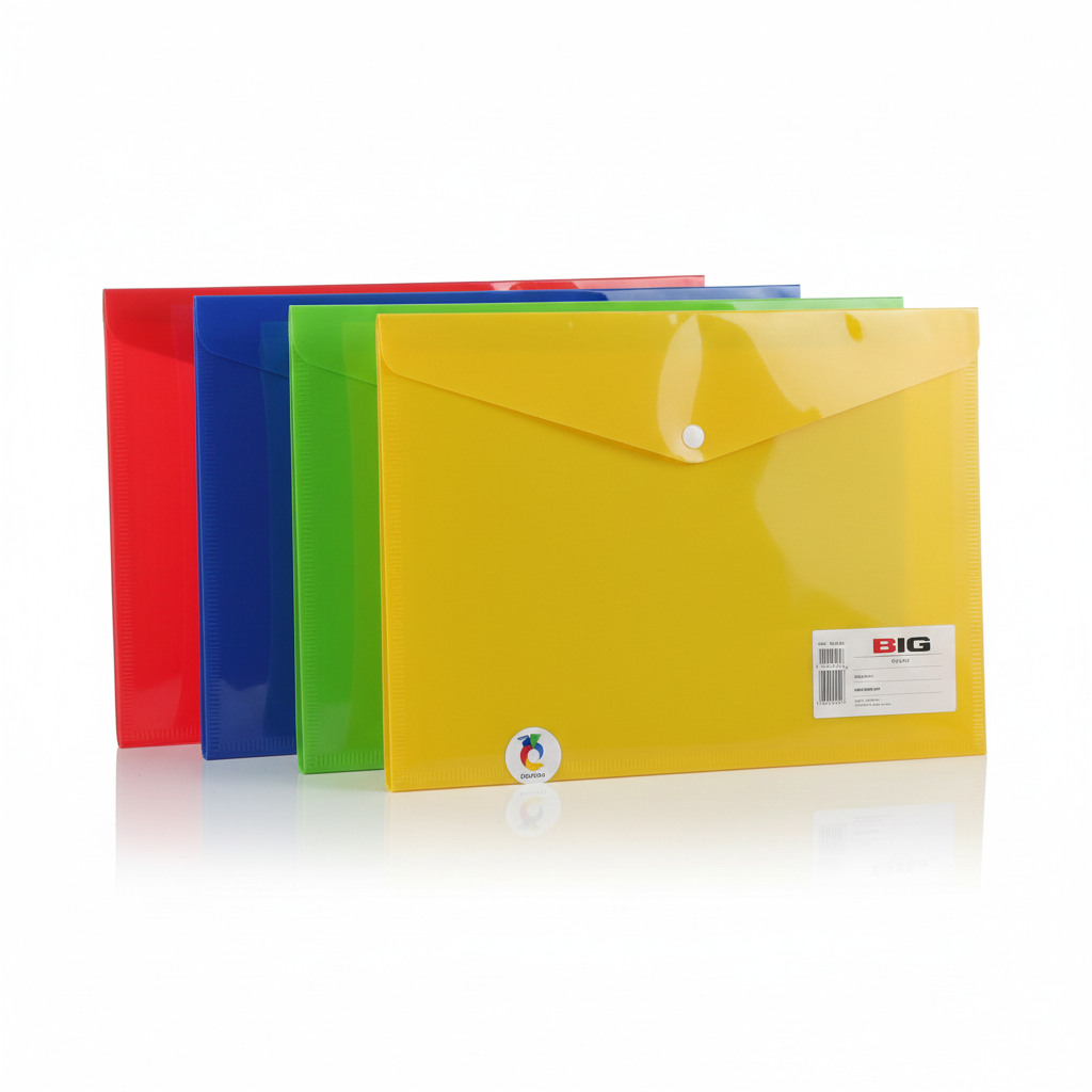 BIg Map Kancing Plastik / Map Plastik Warna