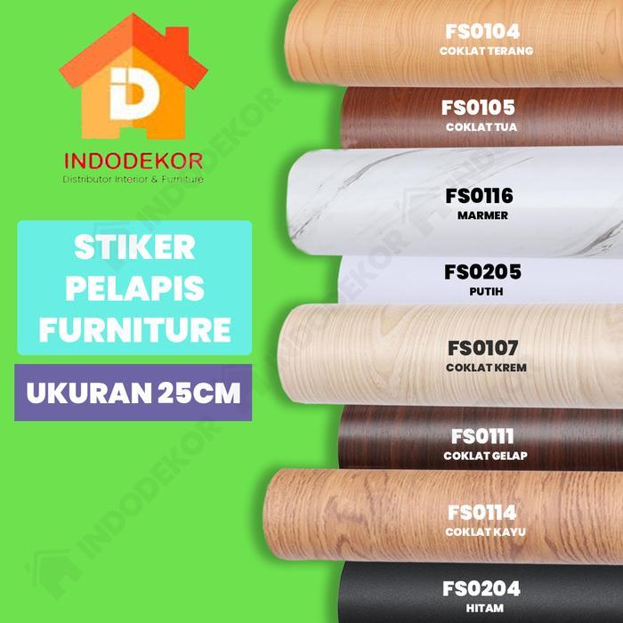 Sticker Deco Sheet PVC Pelapis meja Furniture HPL kayu Triplek