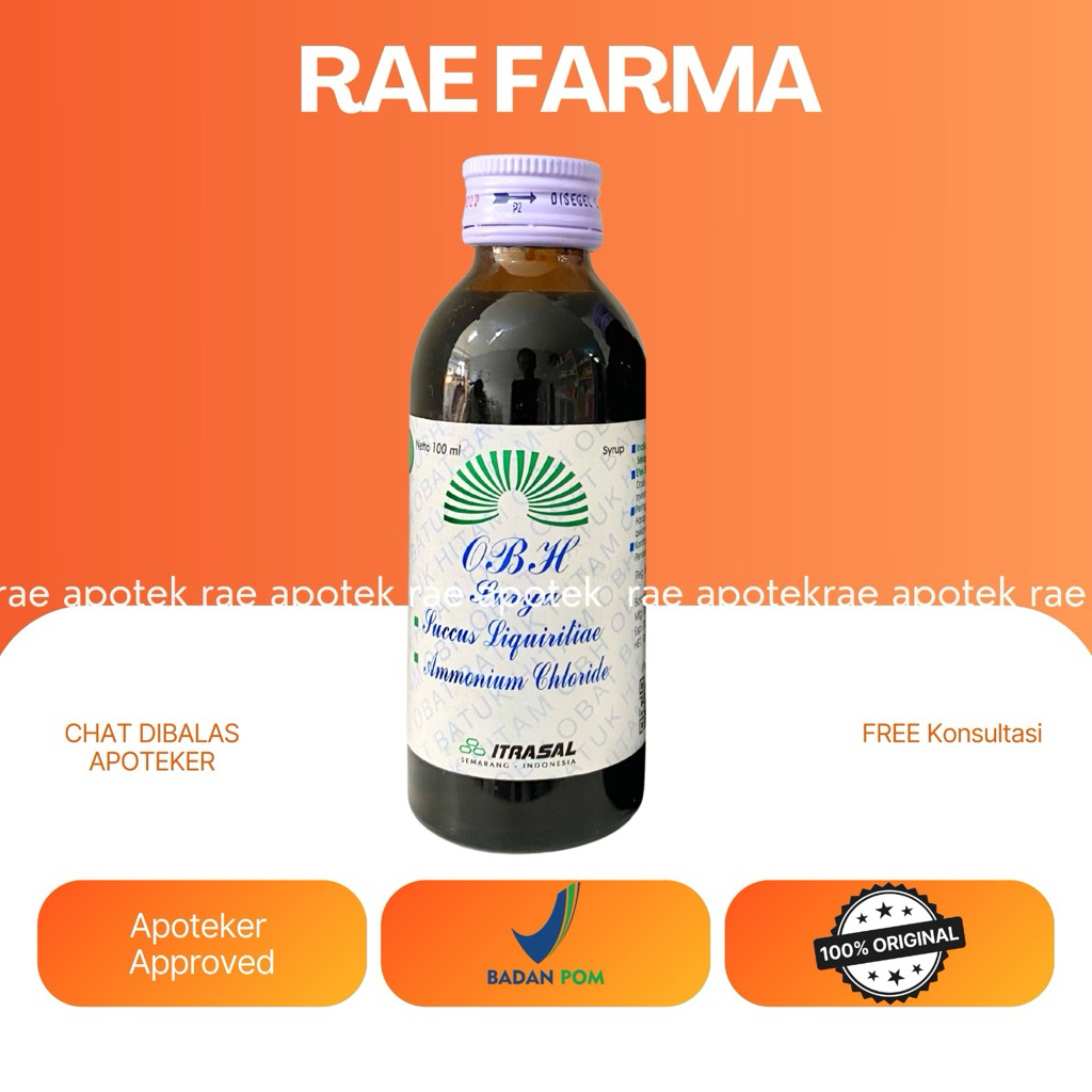 OBH Surya Itrasal Sirup untuk Mengobati Batuk Berdahak (100 ml)