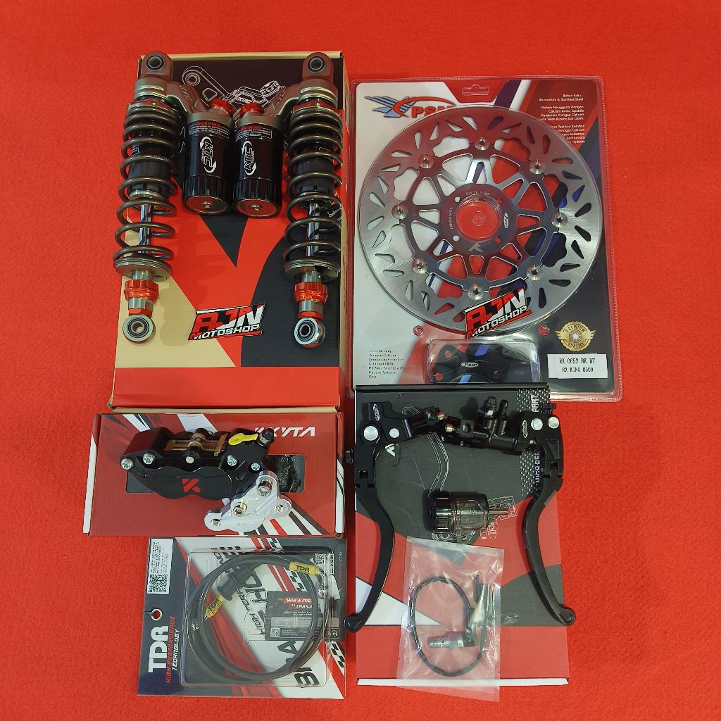 Paketan rx king new rx king old set pengerem plus shok belakang ktc pnp tinggal pasang