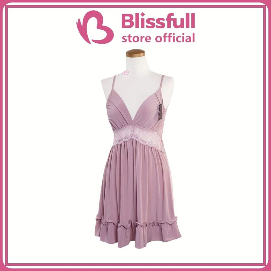 Blissfull - Lingerie | Baju Dinas Malam Sexy | Baju Tidur Wanita Dewasa | Daster Kekinian Terbaru