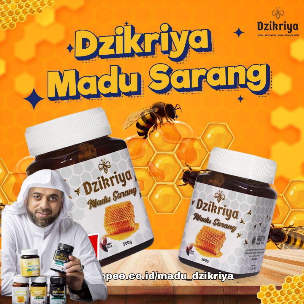 Madu Sarang Dzikriya 100% ORI Madu Herbal Dzikriya Madu Hutan Dzikriya bisa COD