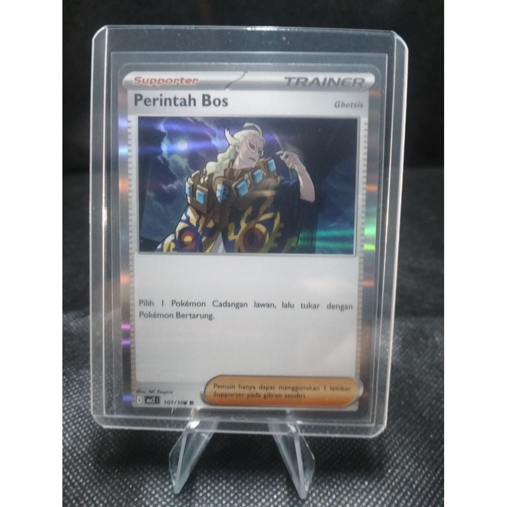 Perintah Bos Ghetsis Trainer Card MA2 Kobaran Biru