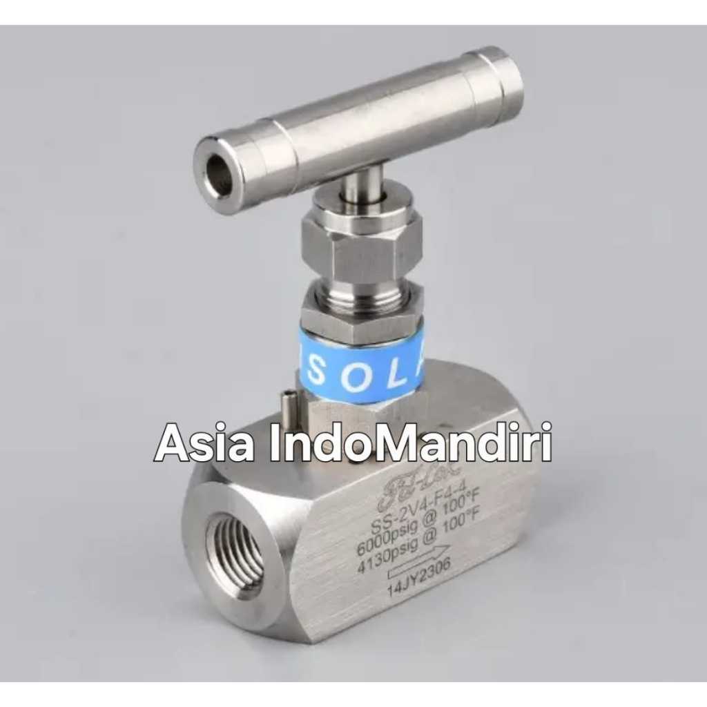Needle Valve SS 316 Drat 1" inch NPT Class 6000 Psi FD Lok