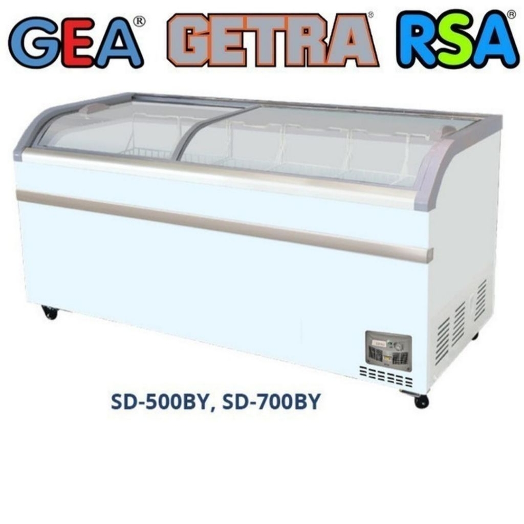 BOX FREEZER GEA SLIDING 500LITER SD-500BY GEA SLIDING KACA 500LITER