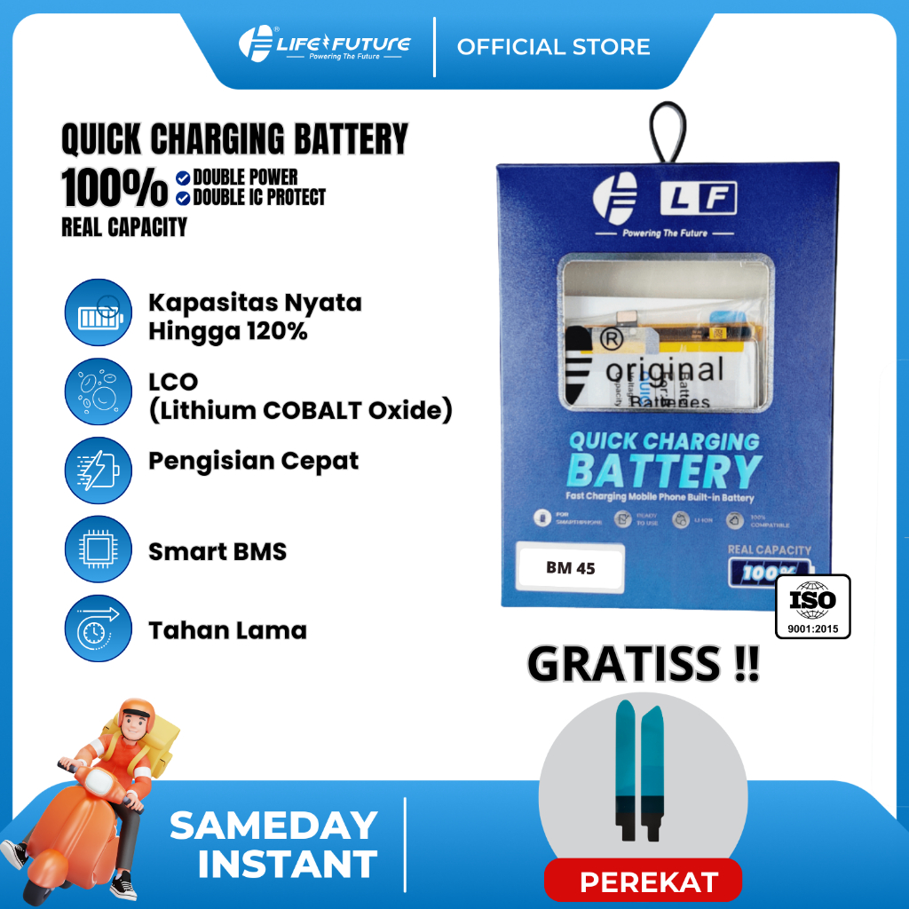 LF - Quick Charging Battery / Baterai Xiaomi BM 54 - Redmi Note 9T/ Note 9 5G