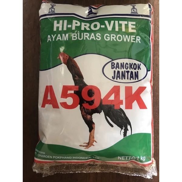 PUR/PAKAN AYAM A594K MURAH BERKULITAS 1 KG COCOK UNTUK AYAM BANGKOK