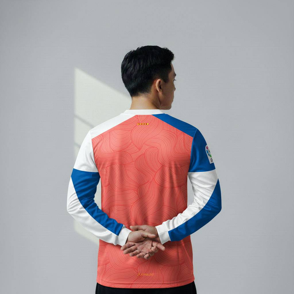 ATHLETIC SPORTWEAR - Jersey Bola Fantasy Espanyol Away 2023-2024 Fullprinting Casual - Atasan