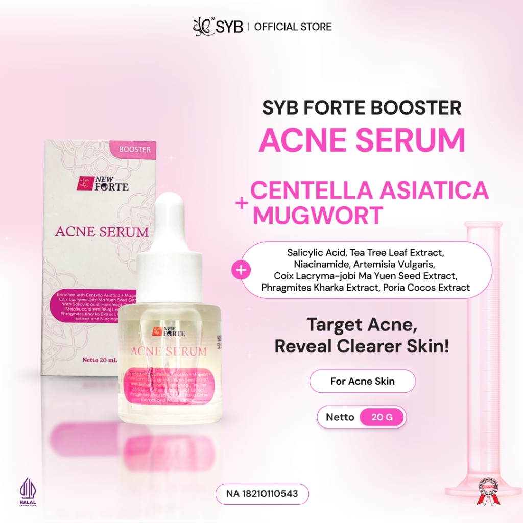 SYB Forte [Acne Serum & Acne Booster] untuk Membantu Menjaga Kulit Tetap Bersih dan Terawat