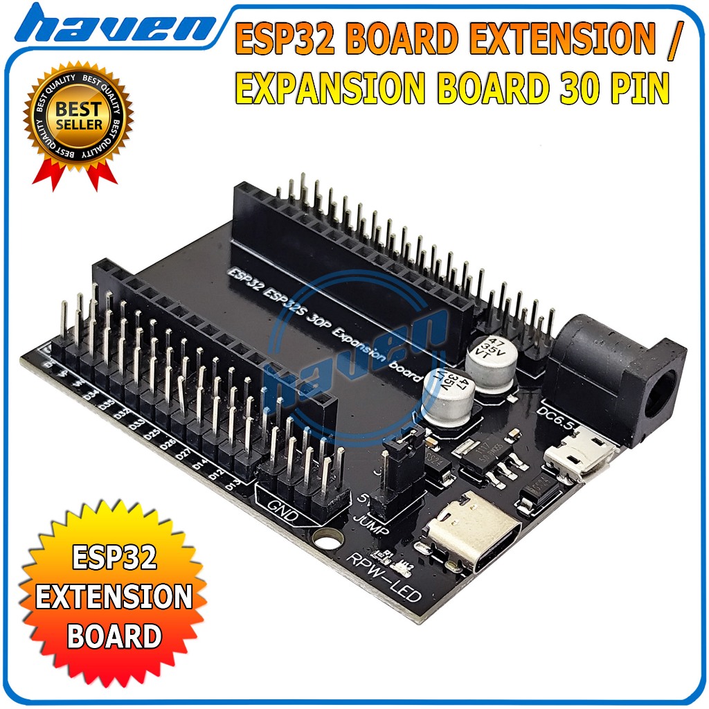 Lumiau_Boomaww Esp32 Esp-32 Esp32S Expansion Module Extension Shield Board Adapter 30 Pin / Base