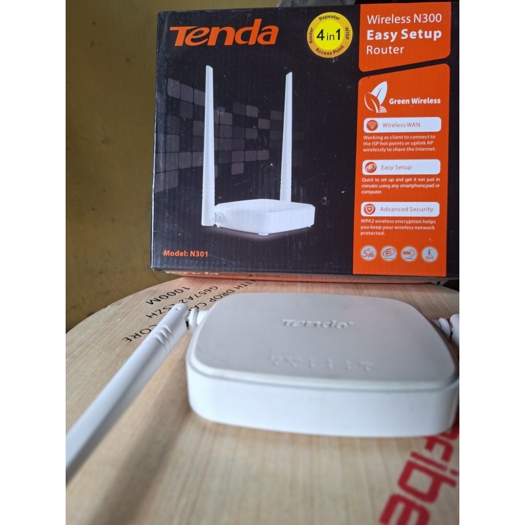 Router tenda n301 bekas