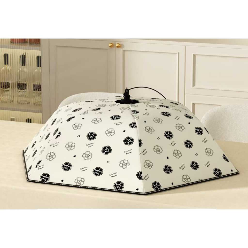 MH - Tudung Saji Meja 70cm Tahan Panas Aluminium Foil Dapur Model Lipat