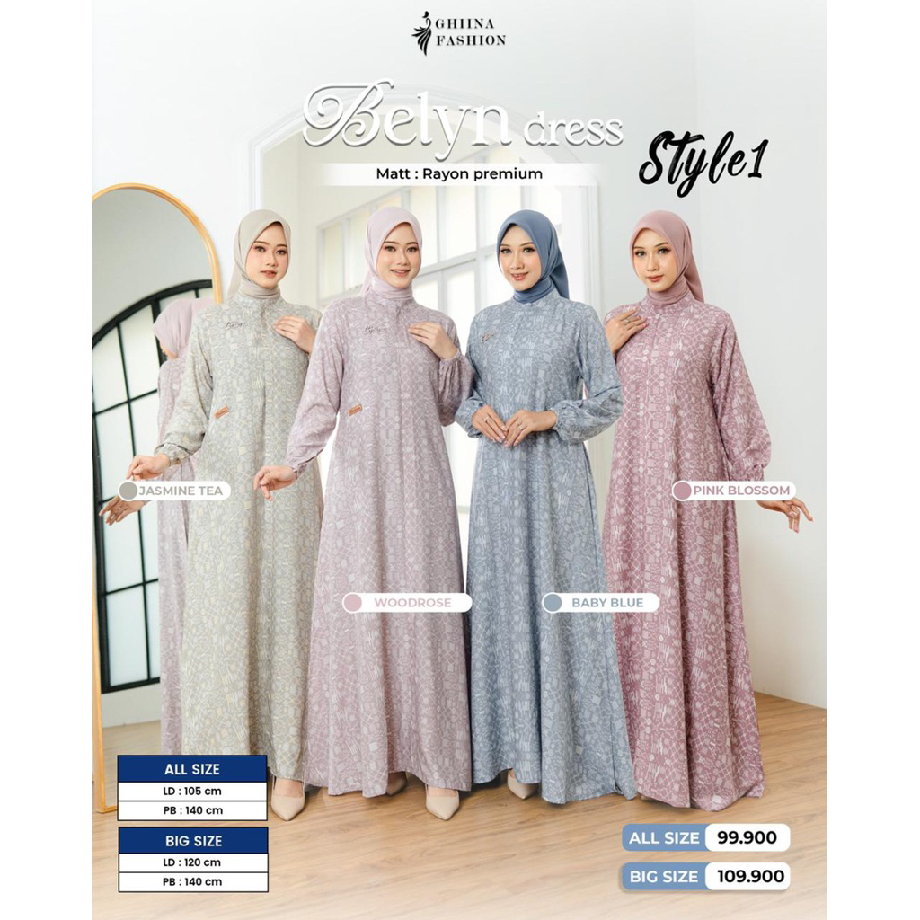 BELYN DRESS GHINA FASHION