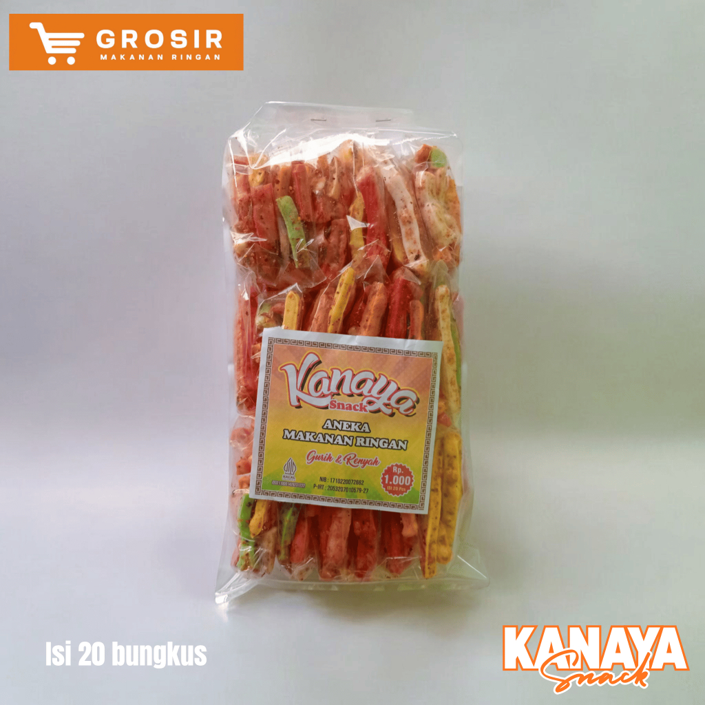 Seblak Beton Pedas Snack 1000an Isi 20 Bungkus | Grosir Snack Kanaya