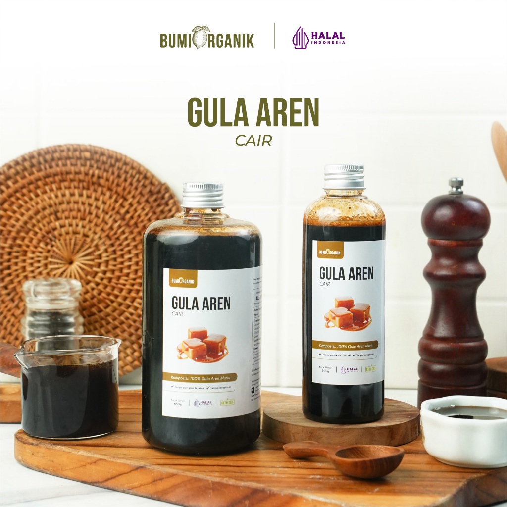 GULA AREN CAIR MURNI ASLI 100% PREMIUM ORGANIK BUMI ORGANIK / LIQUID PALM SUGAR ORGANIK CAIR UNTUK K