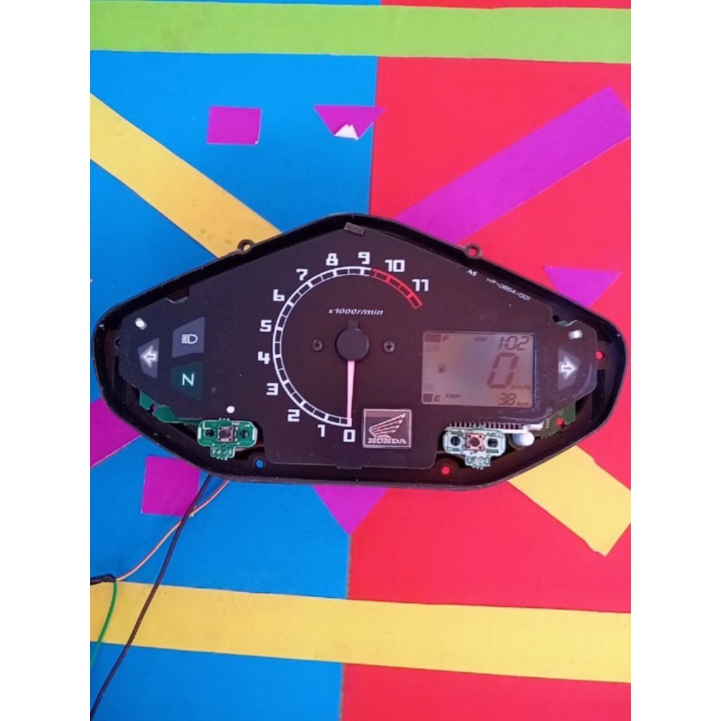 mesin speedometer Megapro monoshock original seken