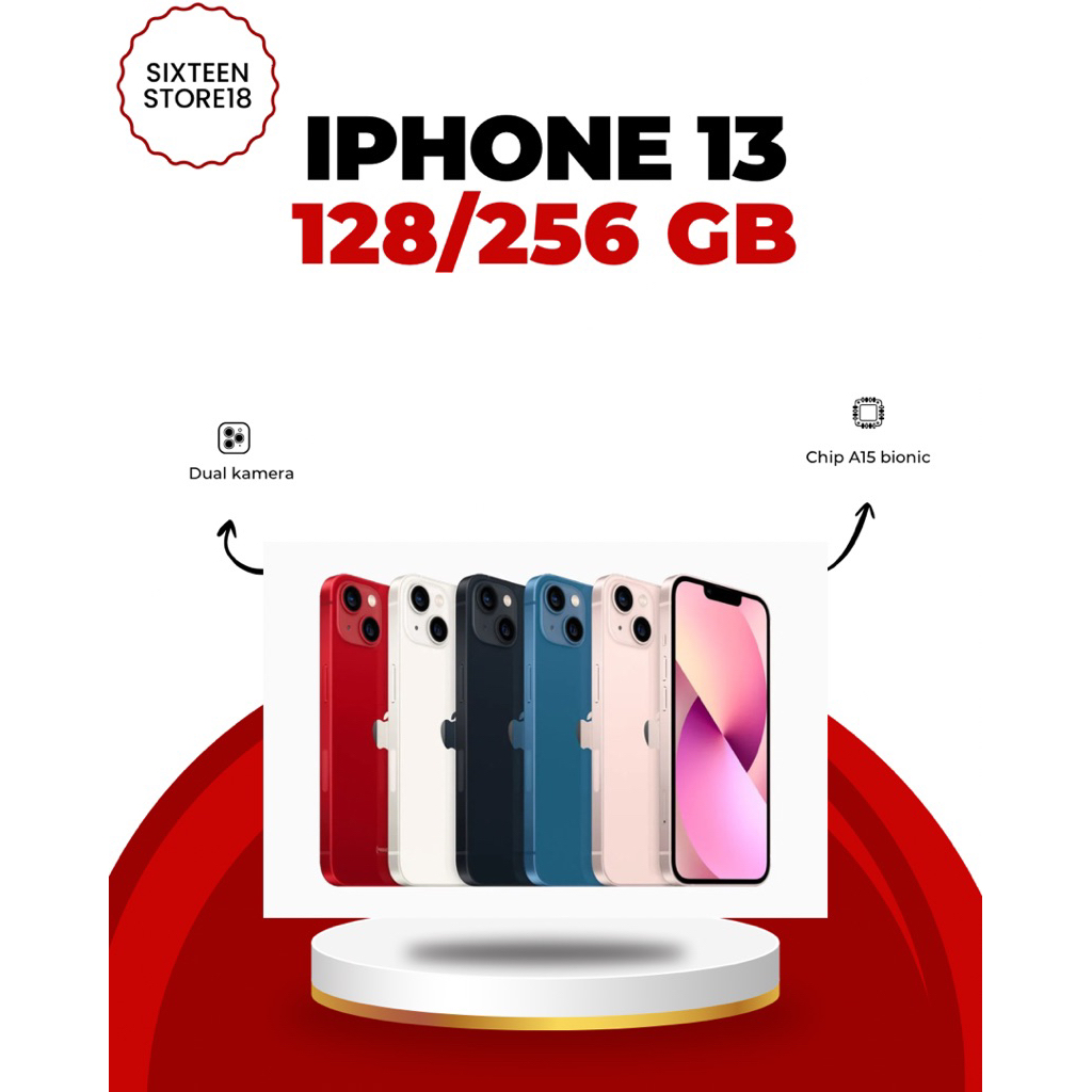 Iphone 13 second internasional ORIGINAL100% Ready warna pink Garansi toko1Bulan