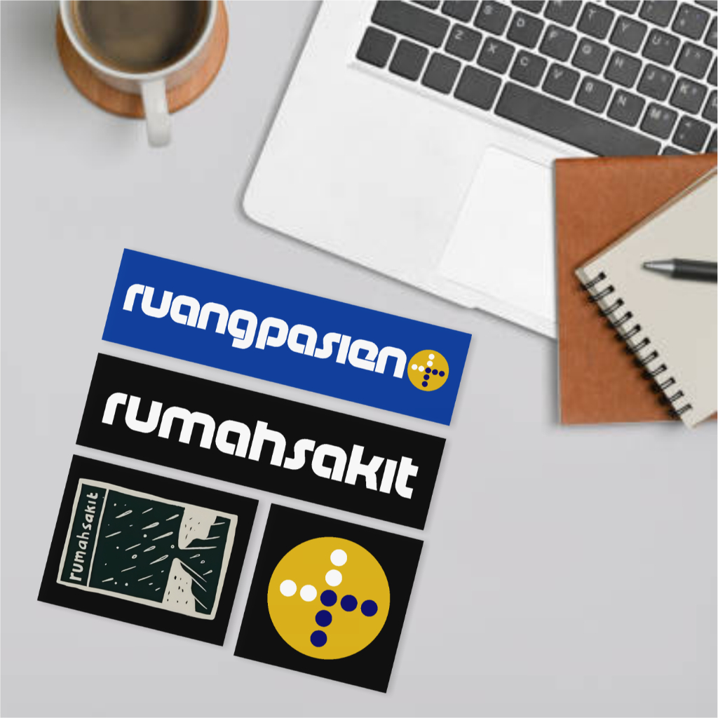 [ STIKER PACK ] RUMAH SAKIT Band Indie
