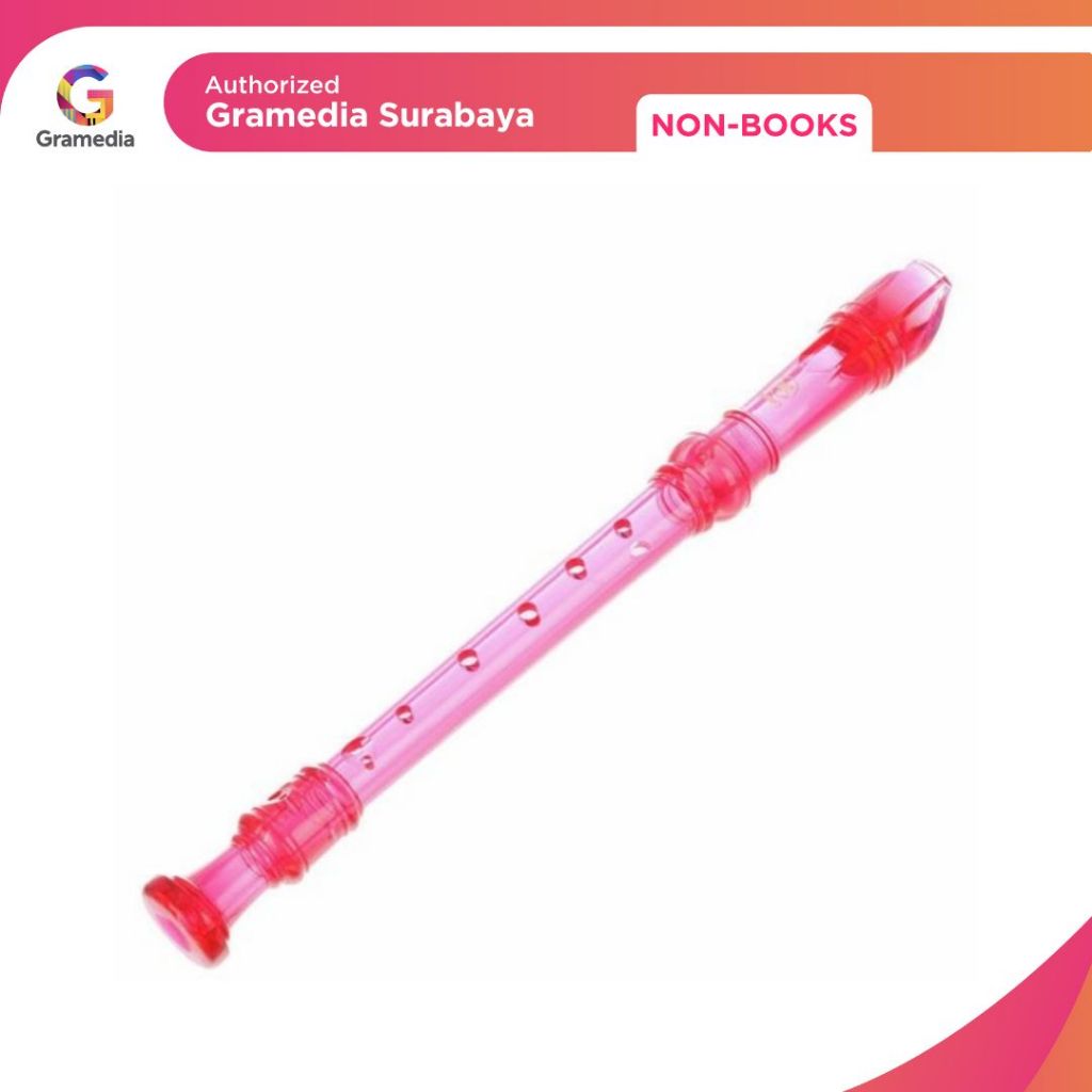 Gramedia Surabaya - Yamaha Recorder YRS 20 PINK