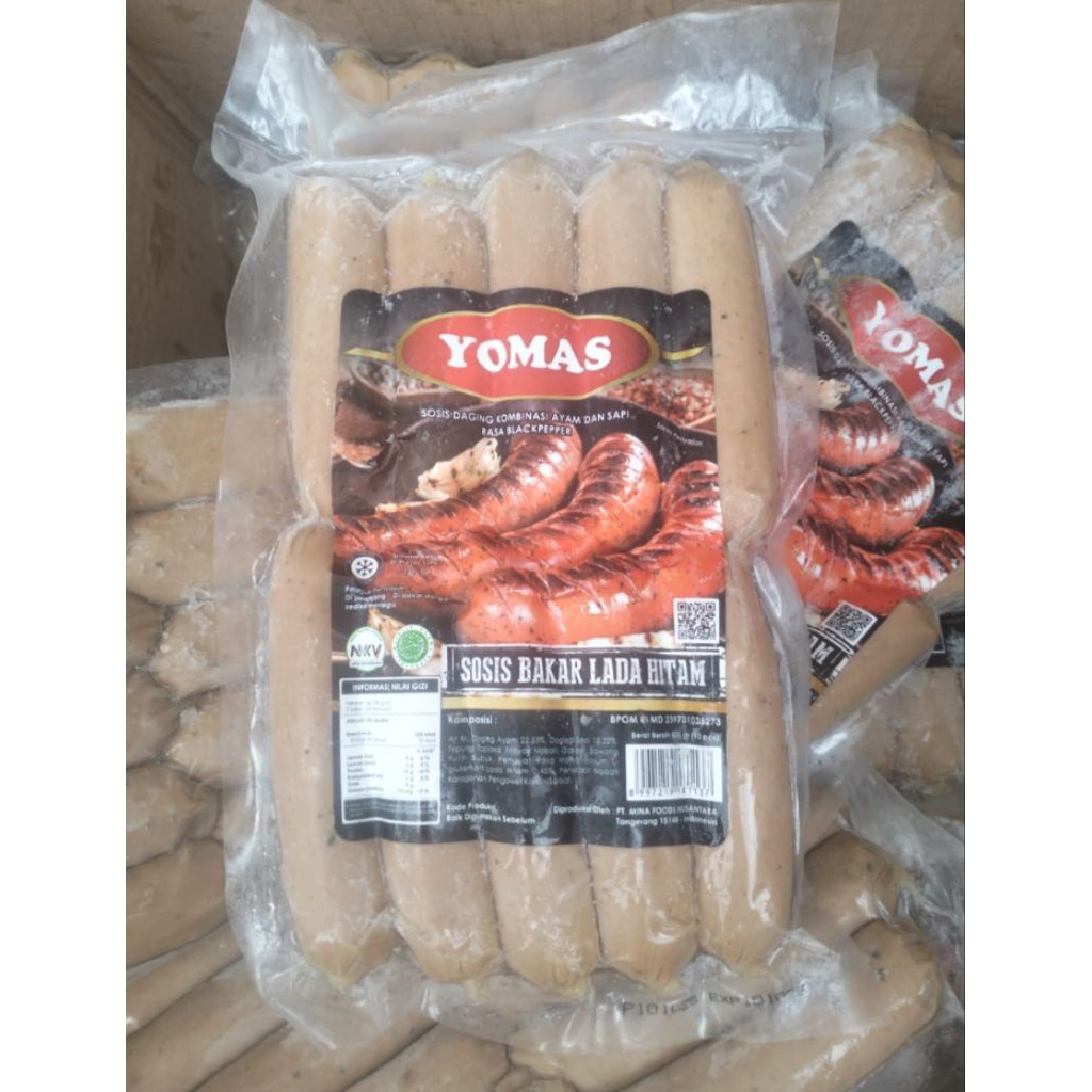 YomasSosisBakarLadaHitam