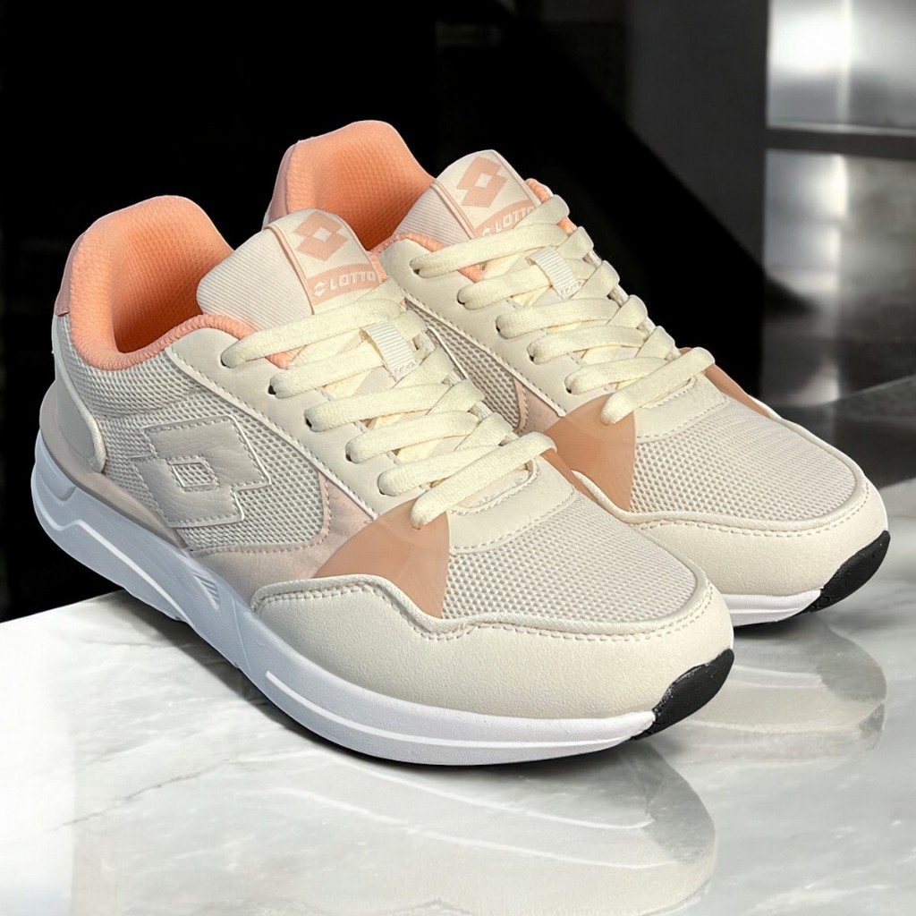 SALE Sepatu Sneaker Wanita Lotto 599 Original Murah Terbaru Jalan Santai Kerja Kampus