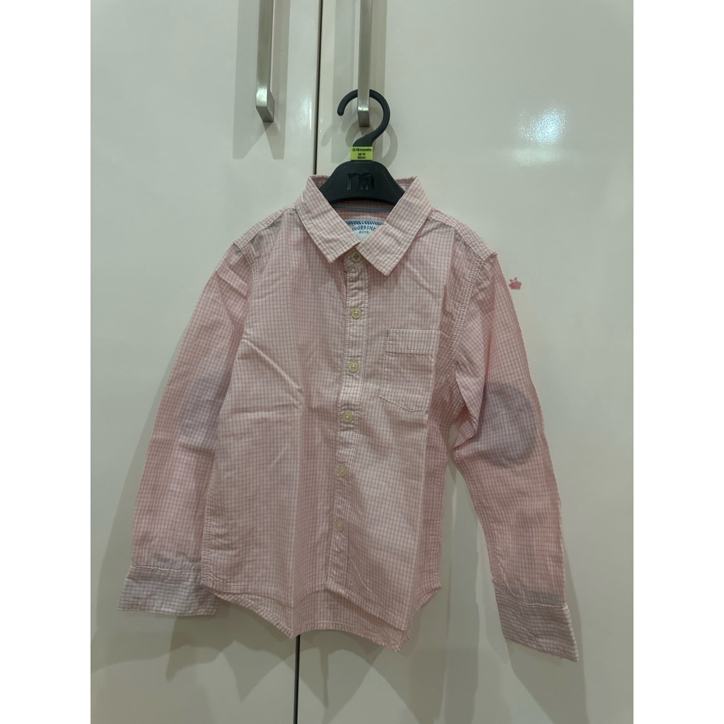 KEMEJA BOYS GINGERSNAPS SIZE 4tahun