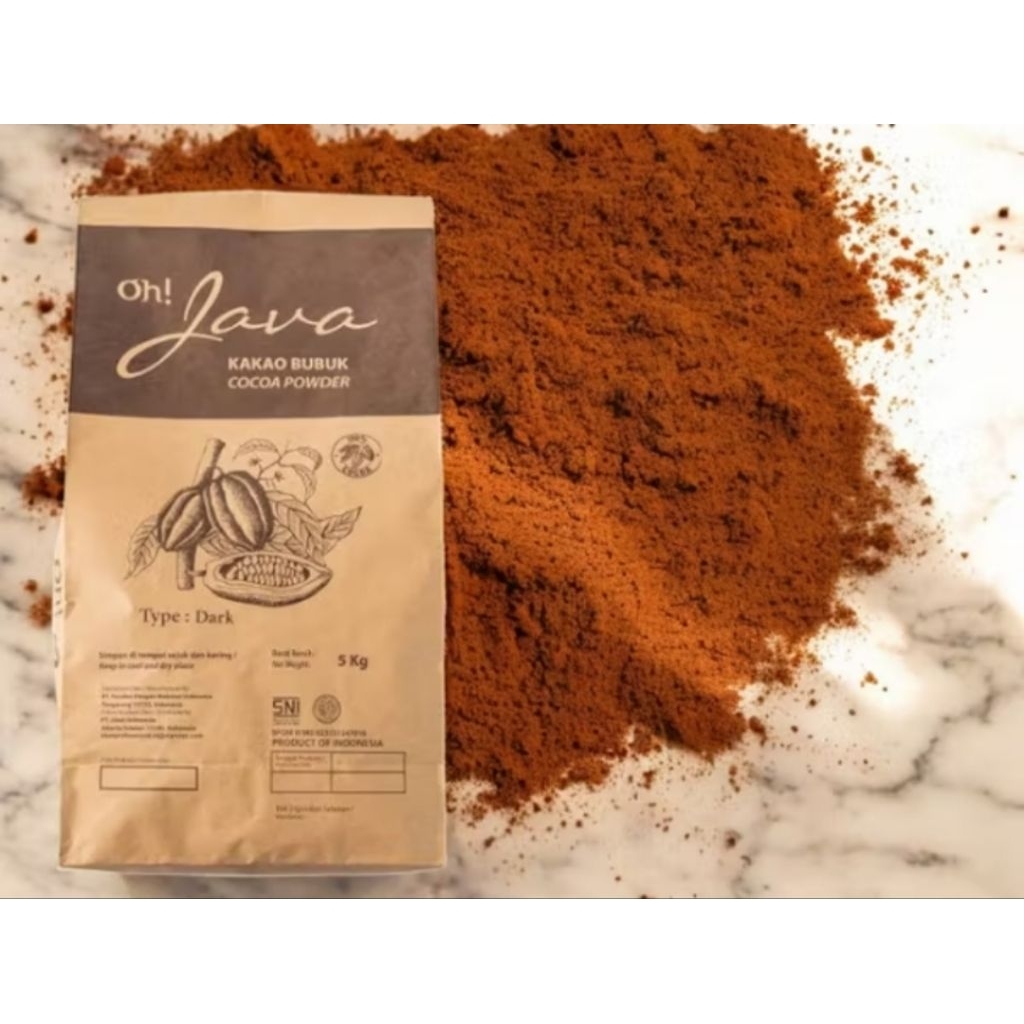 Java Cocoa Powder Dark Coklat Bubuk Java Repack 100 gr