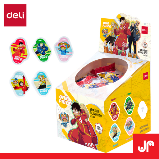DELI ERASER ONE PIECE BLIND BOX H330 / PENGHAPUS DELI MOTIF ONE PIECE