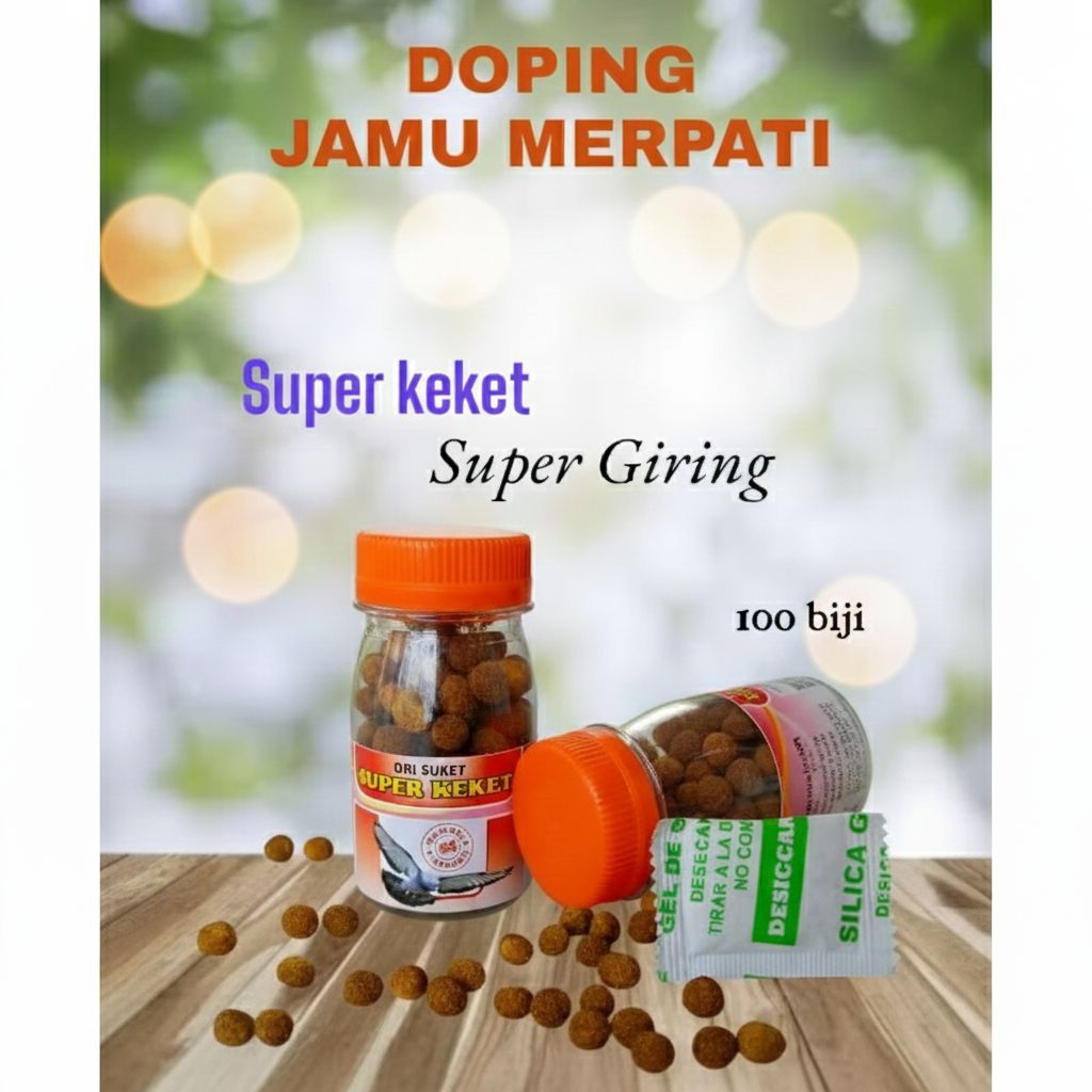 DOPING MERPATI GIRING KERAS 100 BIJI