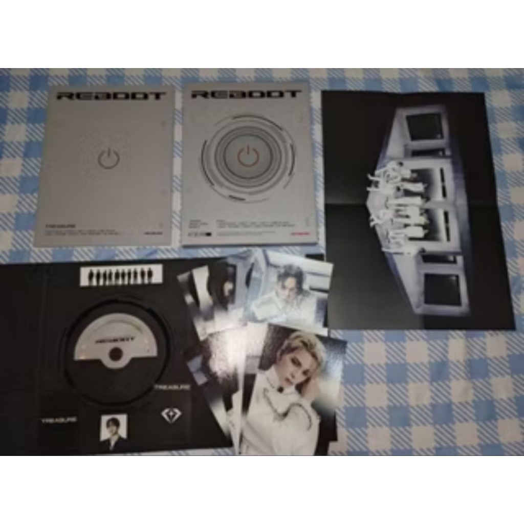 WTS PRELOVED OFFICIAL ALBUM TREASURE REBOOT GREY VER ALBUM ONLY