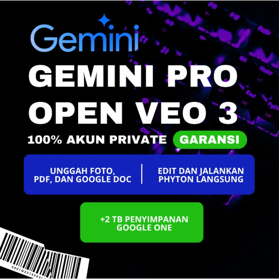 Gemini Pro Google AI Pro Proses Cepat Bergaransi
