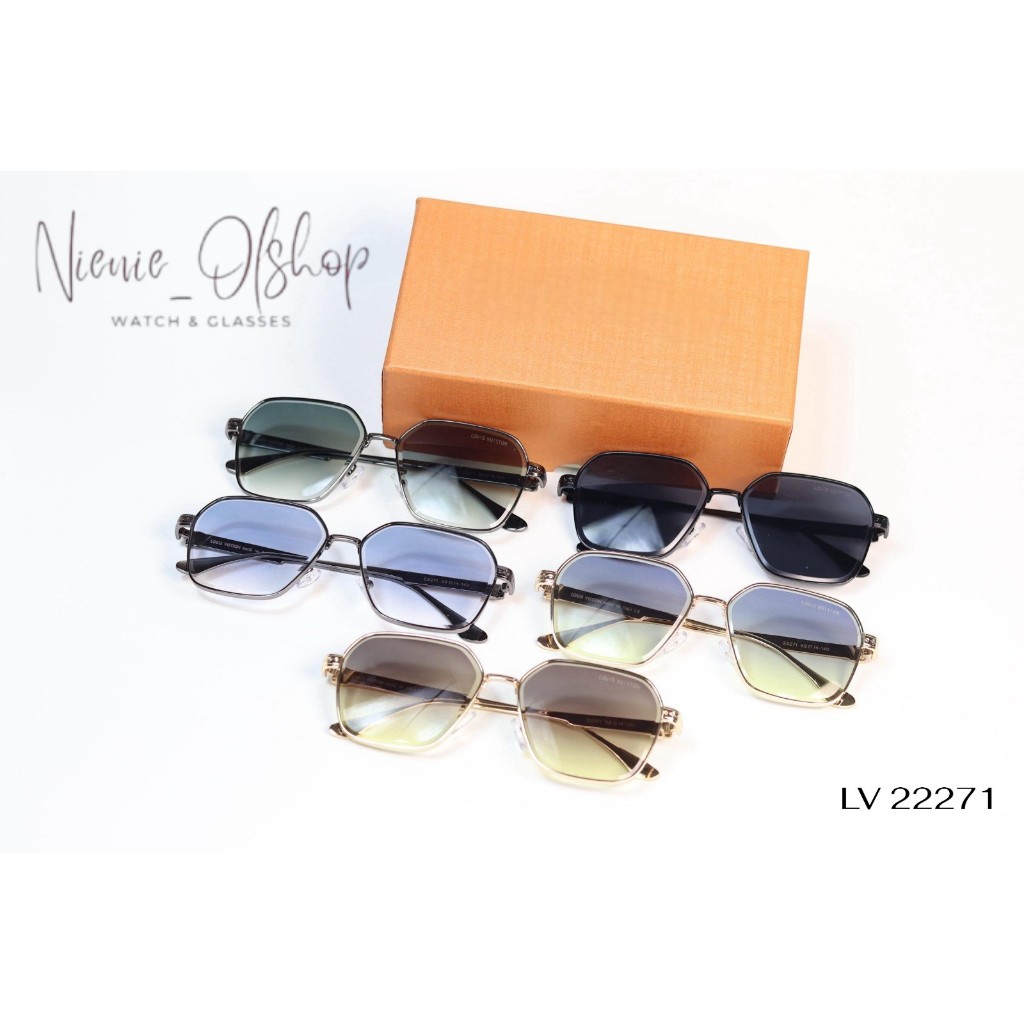 Kacamata Hitam Wanita Premium Gaya Retro LV22271