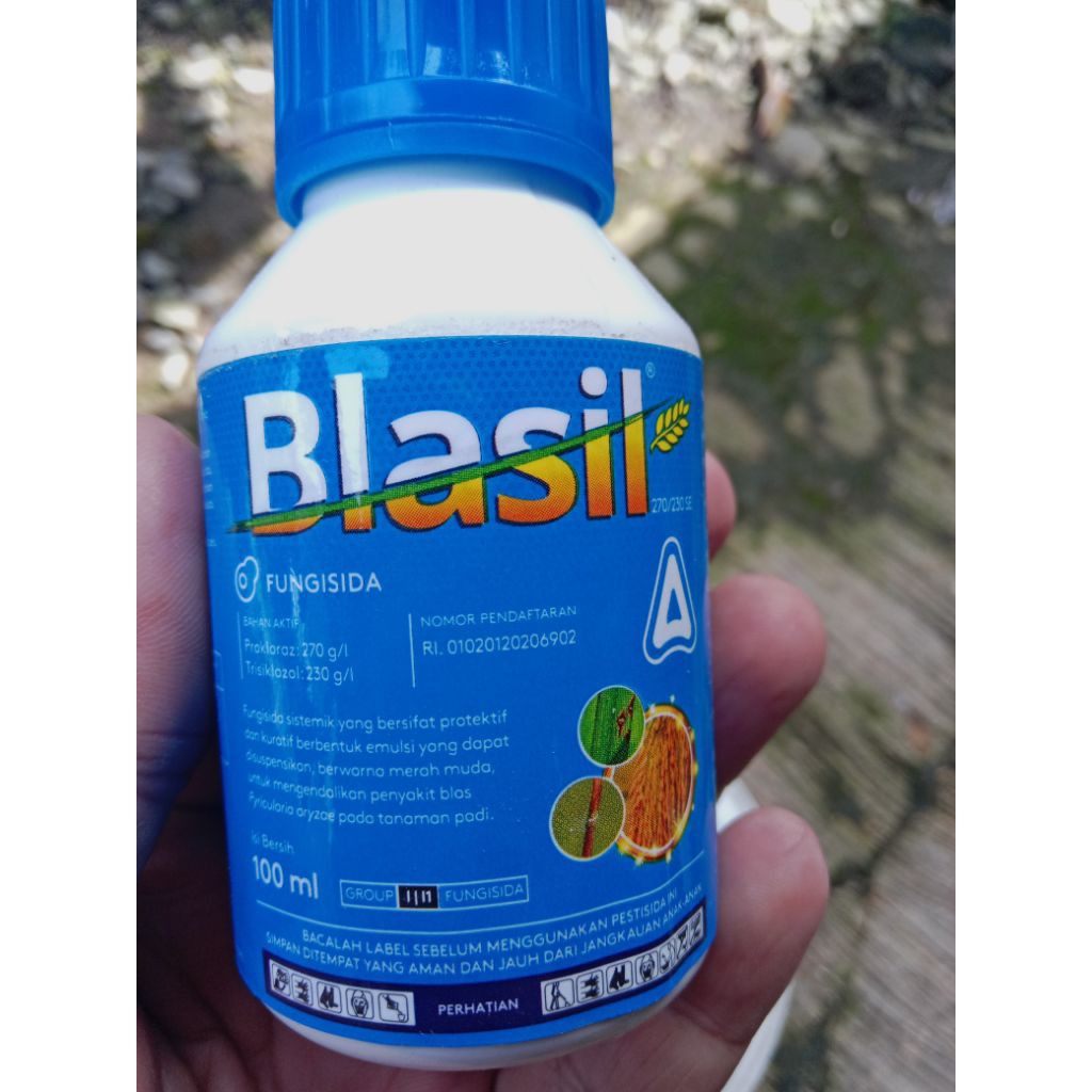 Blasil 270 / 230 SE Fungisida kemasan 100ml, fungisida pencegah potong leher padi Blasil 270/230 SE