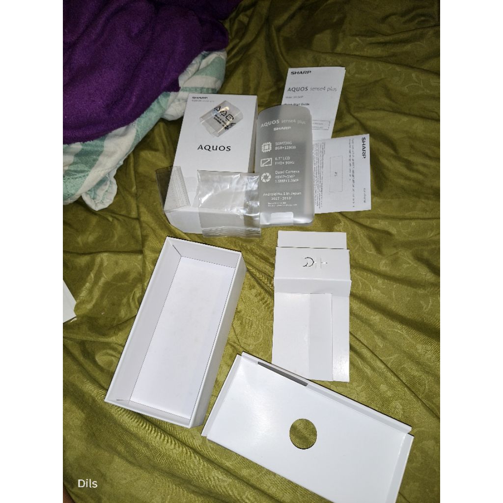 Dus Sharp Aquos Sense 4 Plus lengkap