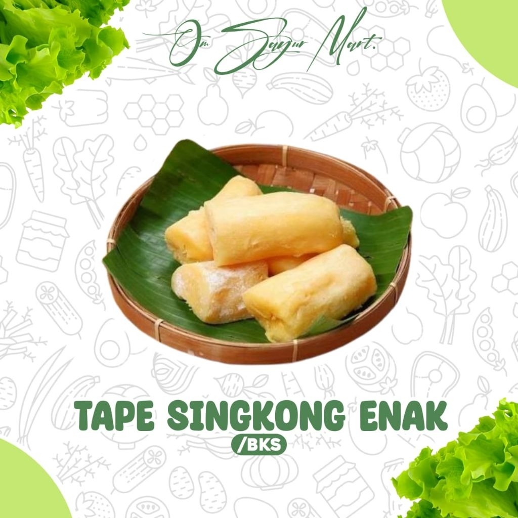 tape ubi 1 bungkus / tapai ubi 1 bungkus enak