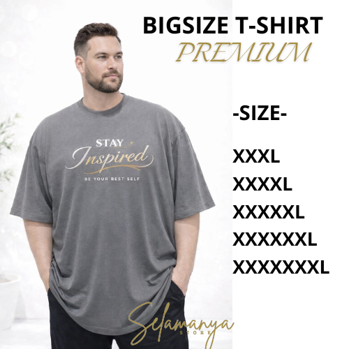 kaos jumbo pria 3XL- 4XL - 5XL - 6XL - 7XL Kaos Oversize - kaos big size - kaos distro pria jumbo
