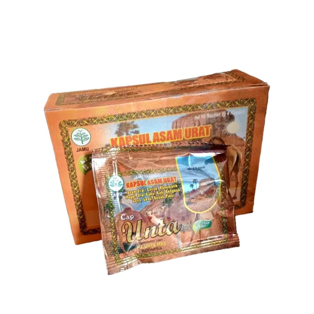 Kapsul Cap unta asam urat