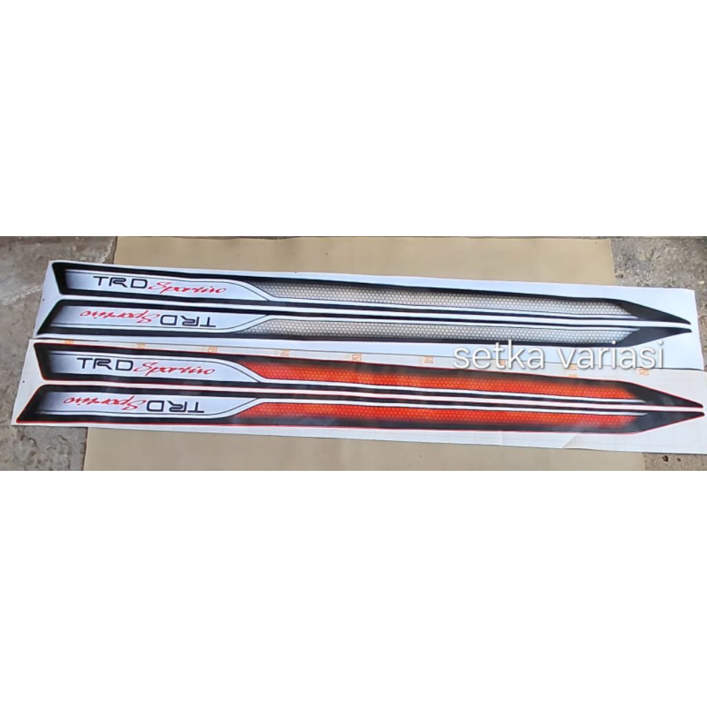Sticker stiker trd sportivo rush avanza agya ayla / stiker trd sportivo / stiker rush sisik ular / s