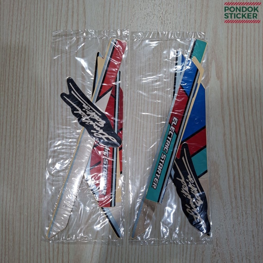 Striping sticker Honda Astrea Prima 1990