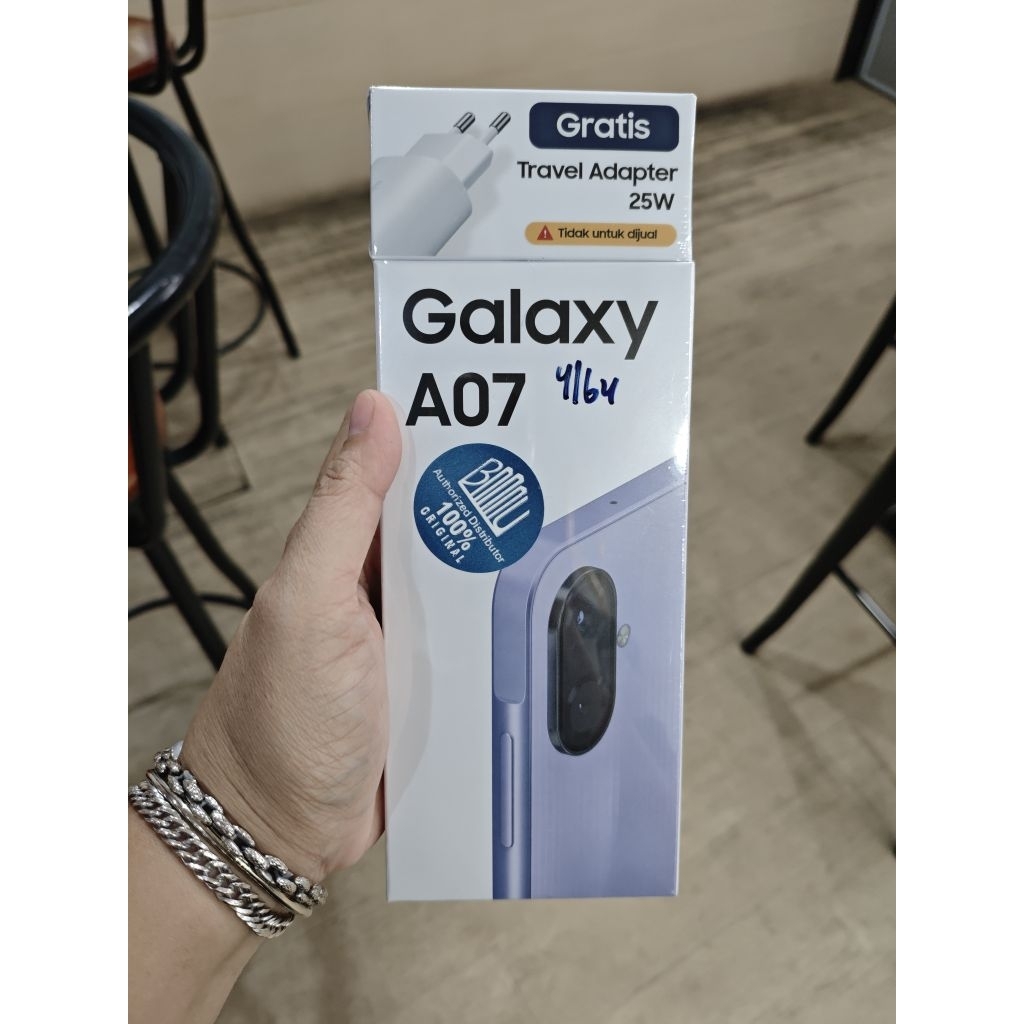 SAMSUNG A07 RAM 4/64 GB BARU SEGEL ORIGINAL GARANSI RESMI 1 TAHUN